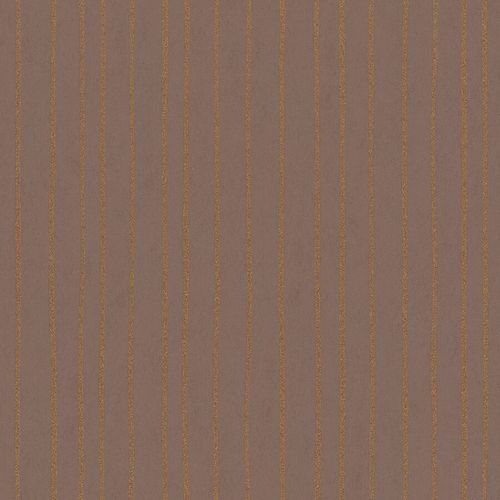 Non-Woven Wallpaper Stripes red brown metallic 84864