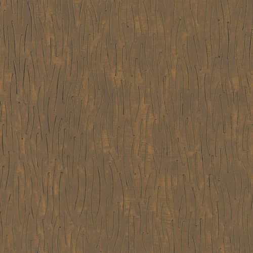 Non-Woven Wallpaper Strokes brown gold metallic 84868