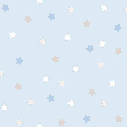 Kids paper wallpaper asterisk blue white 102251