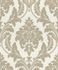Non-Woven Wallpaper Baroque white gold Glitter 541632 1