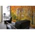 Photo Non-Woven Wallpaper Forest Autumn green orange 2
