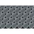 Photo Non-Woven Wallpaper Barrel Lid Circles grey black 1