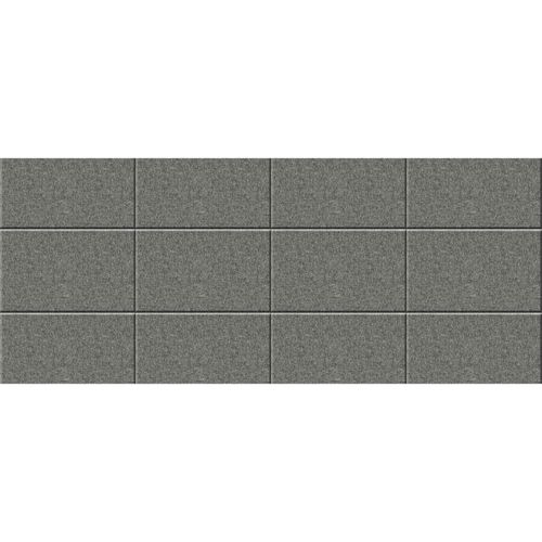 Photo Non-Woven Wallpaper Felt Squares grey