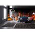 Photo Non-Woven Wallpaper Flames Fire red yellow black 1