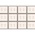 Photo Non-Woven Wallpaper Tile Mirror cream grey 2