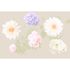 Photo Non-Woven Wallpaper Flower Floral beige green 1