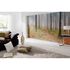 Photo Non-Woven Wallpaper Trees Forest Dust brown green 2