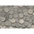 Photo Non-Woven Wallpaper Coins Penny grey 2