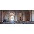 Photo Non-Woven Wallpaper Roman Hall beige brown 1
