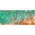 Photo Non-Woven Wallpaper Rust Metal brown cream green 2