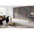 Photo Non-Woven Wallpaper Metal Rust Door blue grey red 1