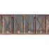 Photo Non-Woven Wallpaper Metal Rust Door blue grey red 2