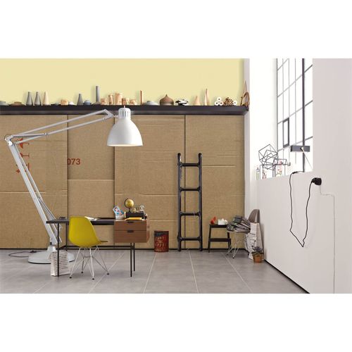 Photo Non-Woven Wallpaper Box Package beige red
