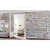 Photo Non-Woven Wallpaper Stone Wall brown cream grey 1