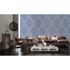 Photo Non-Woven Wallpaper Baroque Ornaments blue 1