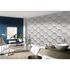 Photo Non-Woven Wallpaper Combs Plastic grey white 1