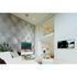 Photo Non-Woven Wallpaper Cushion Squares grey white 1