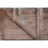 Photo Non-Woven Wallpaper Wood Door Barn brown grey 2