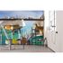 Photo Non-Woven Wallpaper Water Bungalows blue green 2