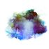 Photo Non-Woven Wallpaper Watercolour blue grey purple 2