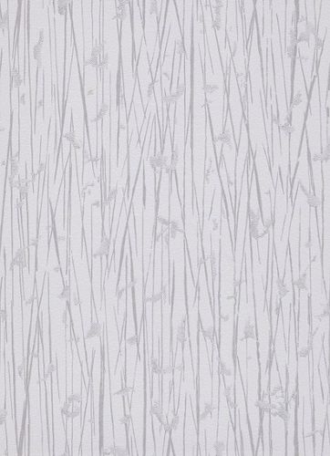 Non-woven wallpaper bamboo stripes grey 10123-01
