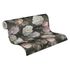 Non-woven wallpaper floral black white green 37650-5 2