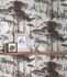 Non-woven wallpaper trees white brown 37651-1 6