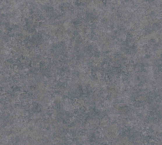 Non-woven wallpaper plain dark grey 37655-6