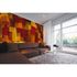 Photo Wallpaper 3D Cubes yellow orange DD108905 1