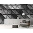Photo Wallpaper 3D Triangles grey black DD108875 1