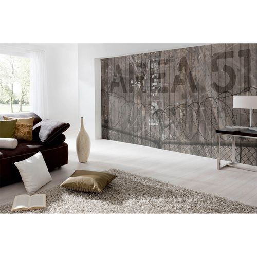 Photo Wallpaper Area 51 beige brown DD108950