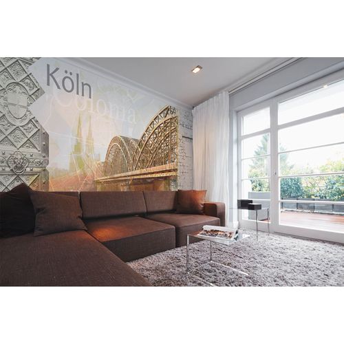 Photo Wallpaper Cologne beige brown DD108975