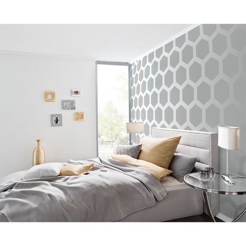 Photo Wallpaper Combs grey silver AS Creation DD108910