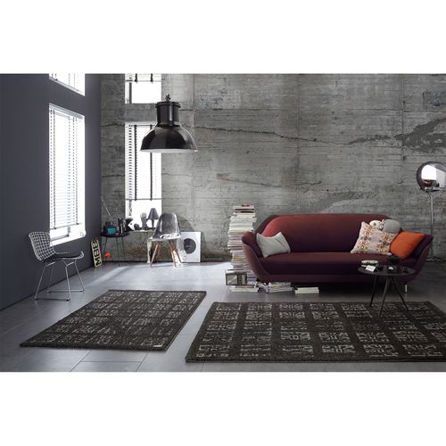 Photo Wallpaper Concrete grey silver DD108690