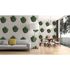 Photo Wallpaper Leaves Pattern green white DD109005 1