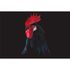 Photo Wallpaper Rooster Polygon red black DD108925 2