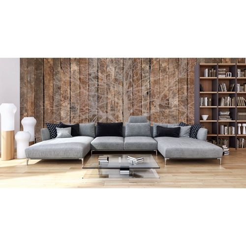 Photo Wallpaper Wood Tree beige brown DD108990