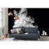 Photo Wallpaper Steam Cloud grey black DD109135 1
