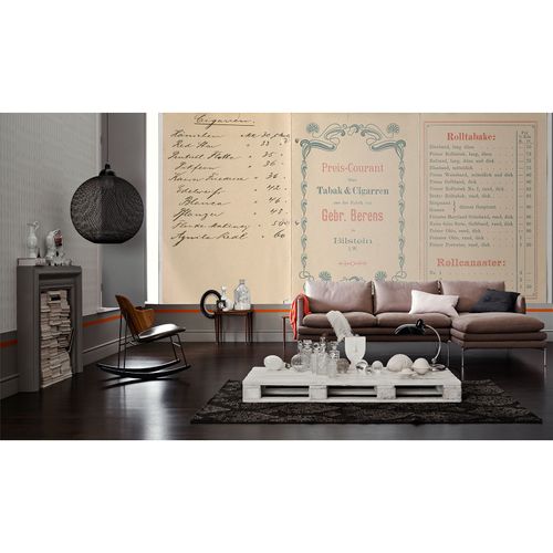 Photo Wallpaper Tobacco Order beige DD109070