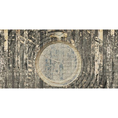Photo Wallpaper Clock Wood beige brown DD108960