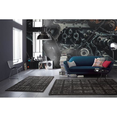 Photo Wallpaper V8 Engine grey copper DD109090