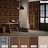 Wallpaper non-woven iron optic brown 37743-3 4