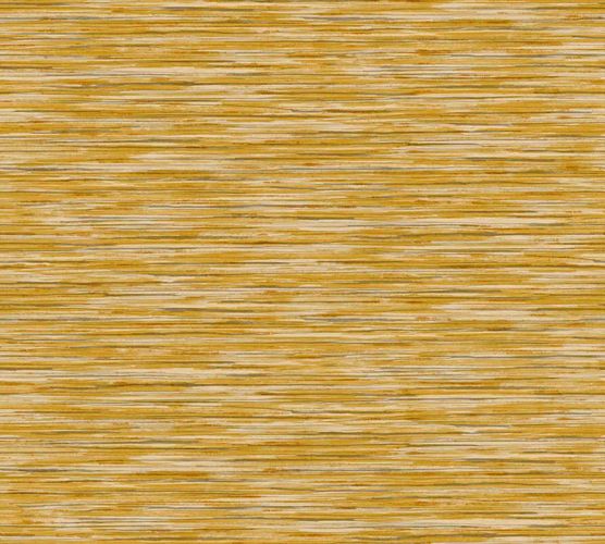 Non-woven wallpaper stripes yellow grey 37525-2