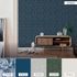 Non-woven wallpaper stripes blue black 37525-5 7