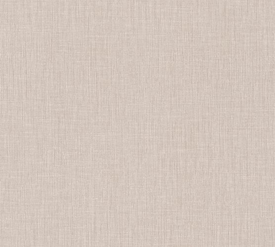 Non-woven wallpaper textured plain beige 37952-5