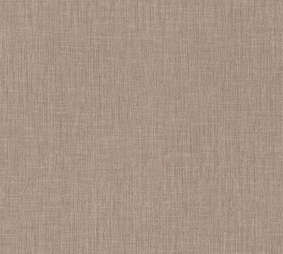 Non-woven wallpaper textured plain brown 37952-6