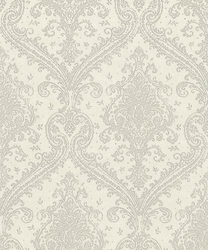Non-Woven Wallpaper Rasch Baroque cream Metallic