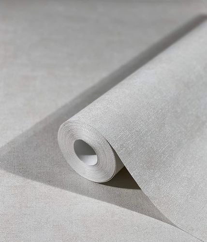 non-woven wallpaper mottled design white grey 32436