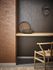 Non-Woven Wallpaper Sand Structure Stripes brown 32518 5