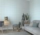Non-Woven Wallpaper Check blue green beige 32661 2